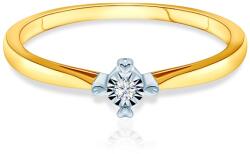 SAVICKI Inel de logodnă SAVICKI: aur bicolor, diamant - savicki - 3 313,00 RON