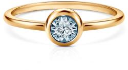SAVICKI Inel Savicki: aur bicolor, diamante - savicki - 3 362,00 RON