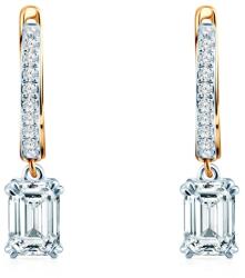 SAVICKI Cercei Savicki: aur bicolor, diamante de laborator - savicki - 15 216,00 RON