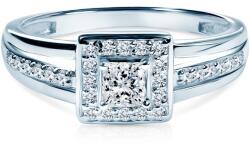 SAVICKI Inel de logodnă Savicki: aur alb, diamante - savicki - 8 595,00 RON