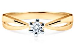 SAVICKI Inel de logodnă Savicki: aur bicolor, zirconiu - savicki - 3 269,00 RON