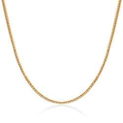 SAVICKI Lanț Savicki 0, 5mm: aur bicolor 585, coadă de vulpe - savicki - 1 450,00 RON