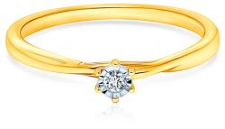 SAVICKI Inel de logodnă SAVICKI: aur bicolor, diamant - savicki - 4 024,00 RON