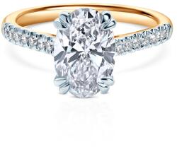 SAVICKI Inel de logodnă SAVICKI: aur bicolor, diamant de laborator - savicki - 15 340,00 RON
