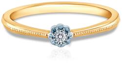 SAVICKI Inel de logodnă SAVICKI: aur bicolor, diamant - savicki - 4 163,00 RON