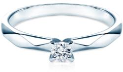 SAVICKI Inel de logodnă Savicki: aur alb, diamante - savicki - 4 680,00 RON