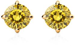 SAVICKI Cercei The Light: aur, diamante galbene de laborator