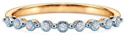 SAVICKI Inel Savicki: aur bicolor, diamante - savicki - 3 198,00 RON