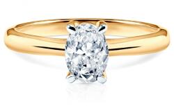 SAVICKI Inel de logodnă Savicki: aur bicolor, zirconiu - savicki - 3 437,00 RON