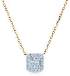 SAVICKI Colier aur 585 diamante albe 0.06 ct 42 cm - savicki - 4 168,00 RON