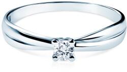 SAVICKI Inel de logodnă Savicki: aur alb, diamante - savicki - 3 965,00 RON