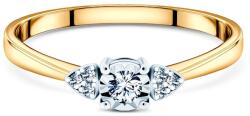 SAVICKI Inel de logodnă SAVICKI: aur bicolor, diamante - savicki - 4 877,00 RON