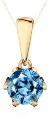 SAVICKI Pandantiv The Journey: aur, diamant albastru de laborator