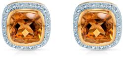 SAVICKI Cercei Savicki: aur bicolor, citrine, diamante