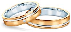 SAVICKI Verighete: aur bicolor, plate, 4, 5 mm - savicki - 13 134,00 RON