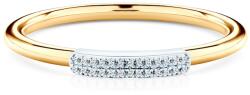 SAVICKI Inel de logodnă SAVICKI: aur bicolor, diamante - savicki - 3 847,00 RON