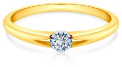 SAVICKI Inel de logodnă SAVICKI: aur bicolor, diamant - savicki - 5 617,00 RON