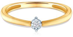 SAVICKI Inel de logodnă SAVICKI: aur bicolor, diamant - savicki - 3 568,00 RON
