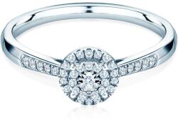 SAVICKI Inel de logodnă Savicki: aur alb, diamant - savicki - 5 904,00 RON