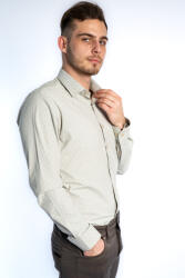 Thomas Jeans férfi ing bézs aprómintás