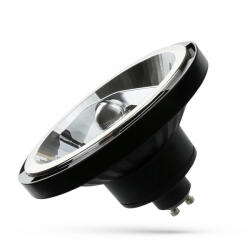spectrumLED AR111 GU10 230V 12W 1050 lm 3000K (melegfehér) SMD WW LED fényforrás, fekete