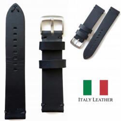  Óraszíj 24MM Fekete Bőr Univerzális+teleszkópok (5904492848834)