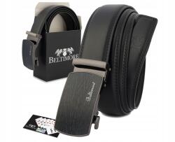 Beltimore Férfi bőr Öv fekete automata csattal (Beltimore-A45black_125)