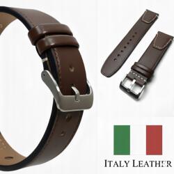  Óraszíj 24MM Barna Bőr Univerzális+teleszkóp Quick Pin (5904492848773)