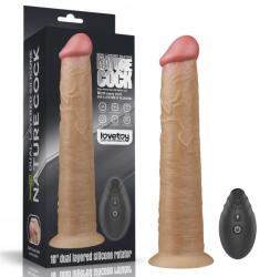 Lovetoy 10 hüvelykes kétrétegű platina szilikon forgató (6970260908603)