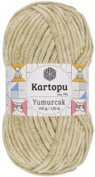  Kartopu Yumurcak zsenília fonal K856 - Világos bézs