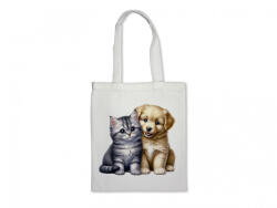  „Cica & Kutya Barátság - Állatbarát Vászontáska (CQ07148)