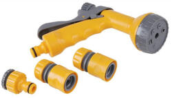 Rosa 45181 locsolópisztoly, műanyag, 6 funkciós, 2 db gyorscsatlakozó, 1 db csapcsatlakozó
