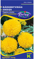 Rédei Kertimag Zrt Bársonyvirág (Tagetes erecta) nagyvirágú magas, citromsárga (1 g)