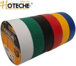 Hoteche Szigetelő szalag (17 mm x 10 m) (6 féle színű, 6 db-os)