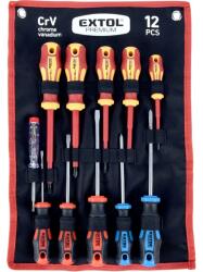 Extol Csavarhúzó készlet, szigetelt 1000V+nem szigetelt (6+5 db)
