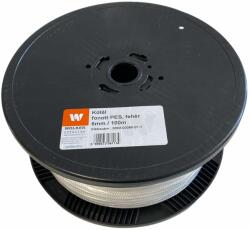 WOLKER Kötél, fonott PES, fehér (6 mm x 100 m)