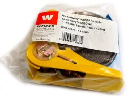 Wtools Rakományrögzítő szabványfeszítővel, egyrészes, 4mx25mm 400kg-ig, szürke