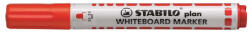 STABILO Táblamarker, 2, 5-3, 5 mm, kúpos "Plan", piros