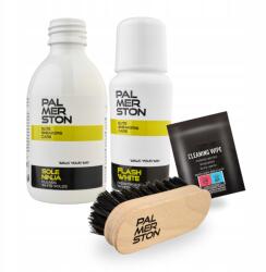 Palmerston Fehér paszta törlőkendővel és cipőkefével Palmerston szett (Zestaw do czyszczenia i ochrony butów)