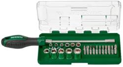 PARKSIDE Csavarhúzó, dugókulcs készlet, hajlékony tengelyű 23 darabos (dug23db)