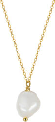 BeSpecial Colier argint 925 placat cu aur 14K cu perle naturale (CRR54)