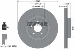 TEXTAR Brzdový kotúč TEXTAR 92314805 (92314805)