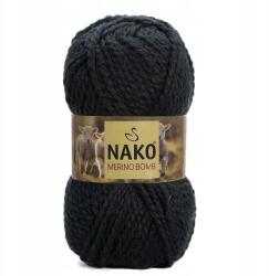 Nako Fonal Nako Merino Bomb 100g/120m vastag merinó gyapjú mohair moher 217 (MERINO BOMB 217)