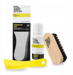 Palmerston 4in1 fehér paszta szett Palmerston kefe és cipőkanál betétekkel (Zestaw do czyszczenia i ochrony butów)