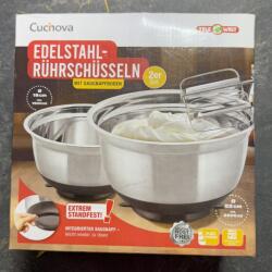 Cucinova Rozsdamentes acél keverőtálak tapadókoronggal Cucinova 2 darabos szett (2667674000)