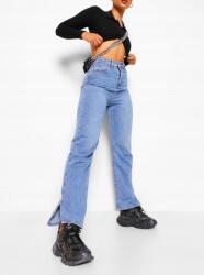 Boohoo Egyenes Szárú Farmer Kék Kivágásokkal 36-OS Méret