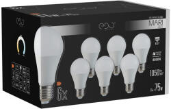 EDO Lighting Solutions Set de 6x MARI LED E27 E27 11W 4000K neutru NW bec 1050lm Edo Solutions