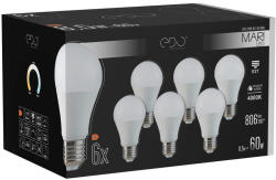 EDO Lighting Solutions Set de 6x MARI LED E27 8.5W 4000K neutru NW 806lm Edo Solutions