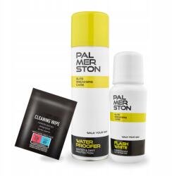 Palmerston 3az1ben fehér paszta szett Palmerston cipőkendővel és impregnálóval (Zestaw do czyszczenia i ochrony butów)