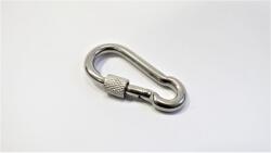  Horganyzott Karabiner Biztonsági Zárral 4x40 A4 (01.11.02.04-0006)